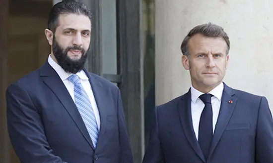 ALJoulani avec Macron