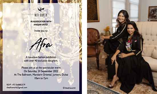 في دبي : عفراء AFRA عرض أزياء فاخر يطمح لإعادة ارتداء المرأة العصرية