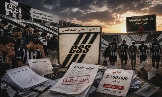 أزمة مالية خانقة تهدد مستقبل النادي الرياضي الصفاقسي