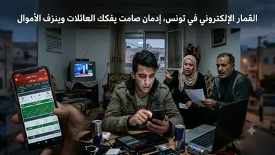 القمار الإلكتروني في تونس، إدمان صامت يفكك العائلات وينزف الأموال