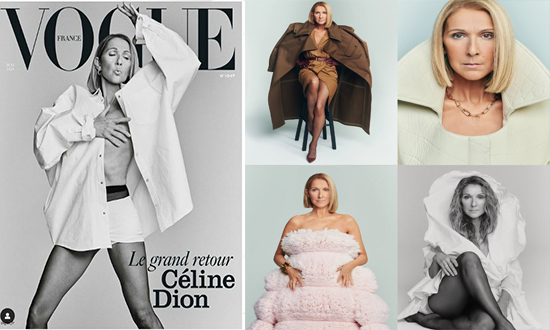 سيلين ديون تعود من خلال مجلة vogue في أول ظهور لها