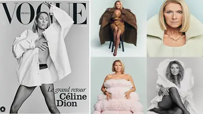 سيلين ديون تعود من خلال مجلة vogue في أول ظهور لها