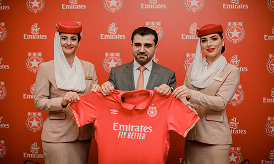 النّجم الرياضي الساحلي يمضي مع طيران الإمارات