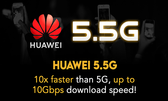 علامة هواوي تعد بأفق جديدة مع تكنولوجيا 5.5G