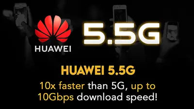 علامة هواوي تعد بأفق جديدة مع تكنولوجيا 5.5G