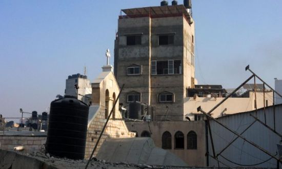الجيش الإسرائيلي يستهدف كنيس كاثوليكي في غزة