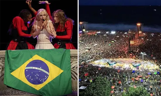 Lady Gaga chante devant 2 millions de personnes