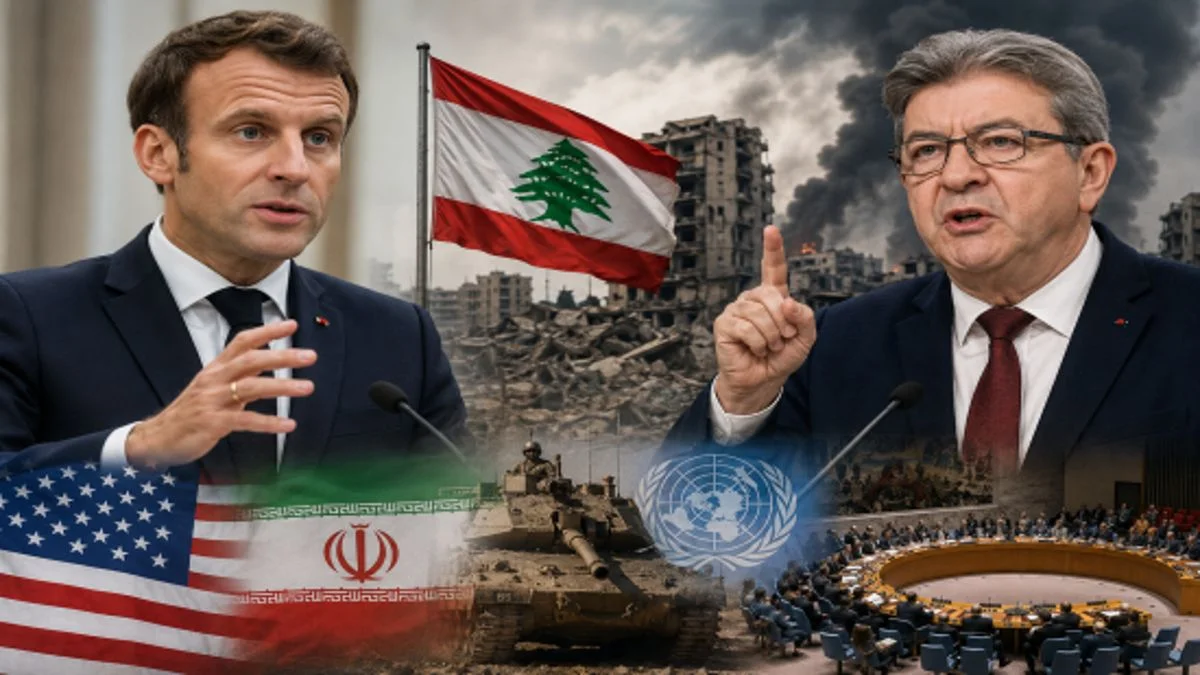 ماكرون وميلنشون يتفقان على دعم لبنان ويختلفان حول آليات التحرك