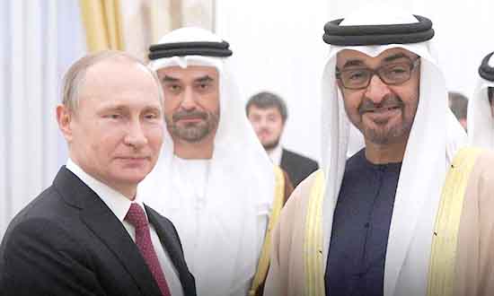 رئيس دولة الإمارات محمد بن زايد آل نهيان يستفز الغرب