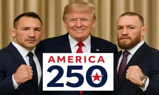 Trump et Michael Chandler et Conor McGregor