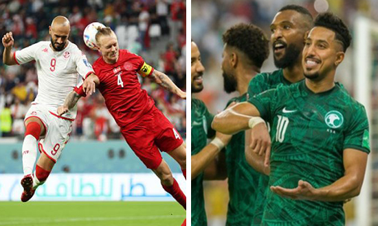 المنتخب السعودي يبهر العالم والتوانسة يشرّفون مونديال قطر