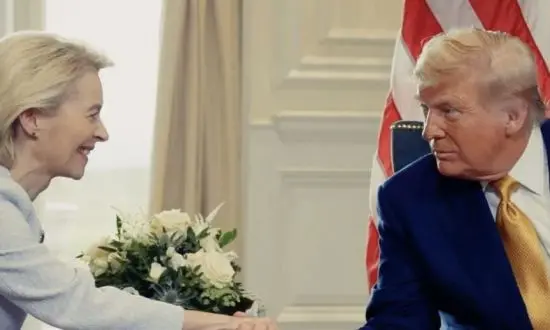 Ursula von der Leyen et Donald Trump