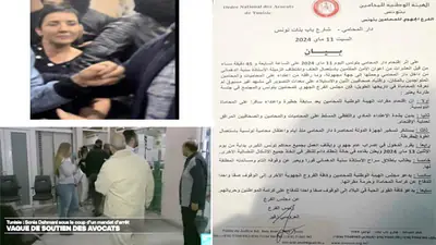 سنية الدهماني رهن الإيقاف بعدما تحصنت في دار المحامي