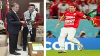السفير الفلسطيني المعتمد بتونس يكرم أمين بلاغة