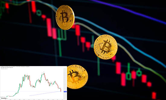 انخفاض تاريخي في قيمة العملات الافتراضية