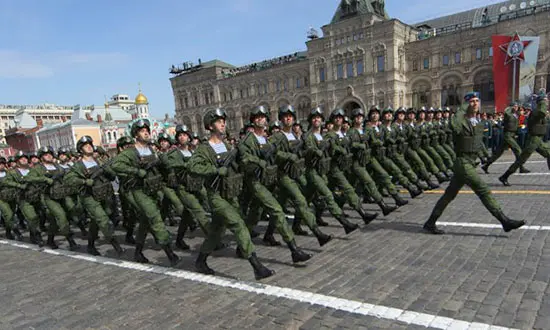 defile militaire a Moscou