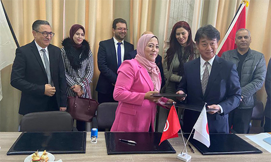 اليابان توقع على عقد تبرع لفائدة جمعية بجهة سوسة