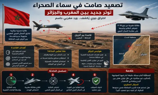 مسيرات جزائرية تخترق الفضاء المغربي تثير القلق