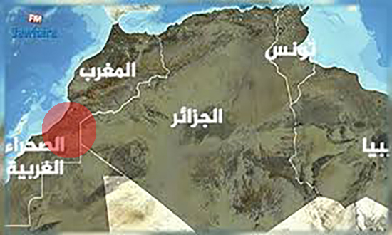 خريطة تحدث القلق بين تونس والجزائر