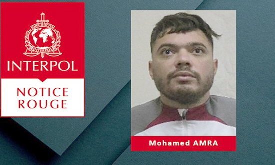 انتربول يصدر بطاقة تفتيش دولية في حق محمد عامرة