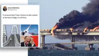 جسر كيرتش مهدد بالانفجار في كل لحظة