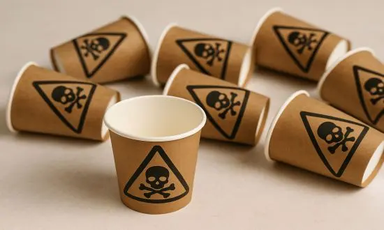 les gobelets sont un danger