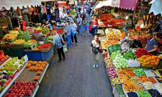 mache aux legumes a Tel Aviv