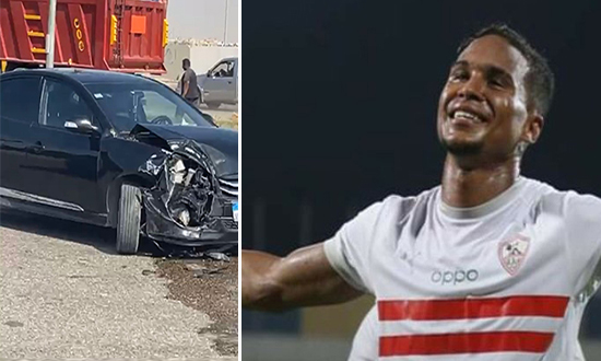 سيف الدين الجزيري ينجو من حادث مرور