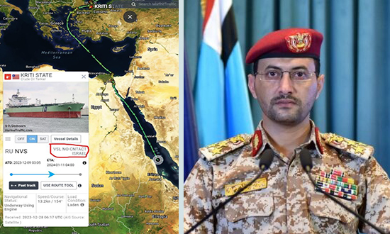 كيف يعرف الحوثيون ما إذا السفن بعلاقة مع اسرائيل ؟